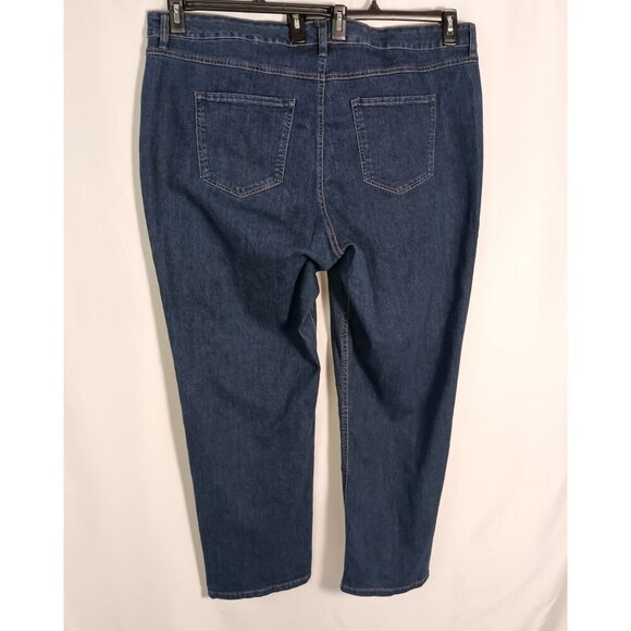 Terra & Sky Plus Jeans 24W Tummy Control Mid Rise Straight Leg Stretch NWT - Picture 2 of 9